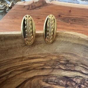 Vintage Cufflinks Jewelry Gold Tone